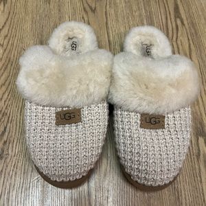 UGG Cozy Knit Genuine Shearling Slipper